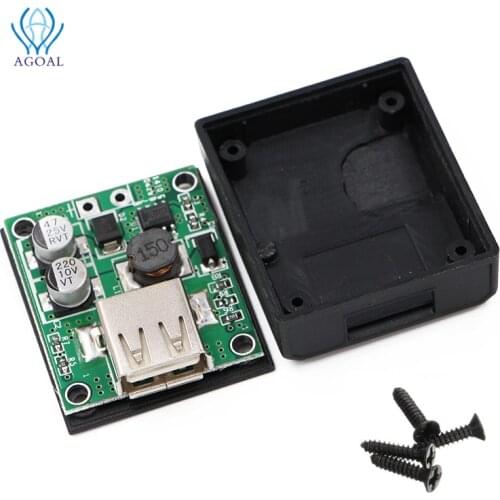 DIY KIT 5V 2A output for phone Voltage Regulator Junction Box for Solar Panel Charger Kit With case cover box