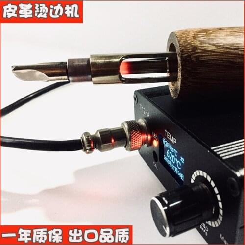 Leather Goods Bulge Groove Electric Edge Holder Leather Soldering Pen Edge Ironed Edge Head Oil Edge Ironing Machine Gold Stamp