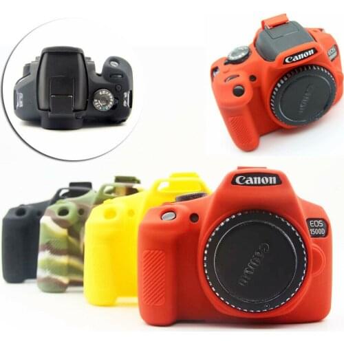 Lightweight Silicone Protective Camera Body Cover Case Skin Bag for Canon 1300D 1500D New SLR Camera Bag
