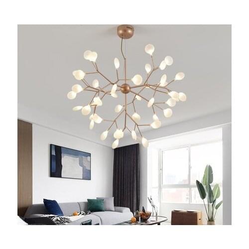 New design of modern chandelier LED lamps ceiling bedroom living room dining hall creative personality glow firefly