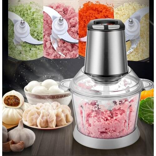 Meat Grinders grinder large capacity merchants with fully automatic stainless steel wringing stir minced dishes garlic NEW