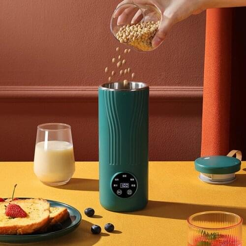 300ml Mini Soybean Milk Machine Household Cytoderm Breaking Machine Filter-free Automatic Heating Soybean Milk Portable Blender
