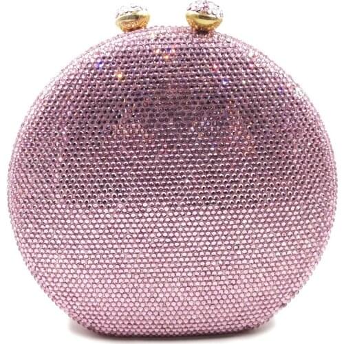 Fashion Designer Silver Crystal Women Evening Bag Female Wedding Bride clutch Purse Party Prom Handbag Lady Clutch Bag purple