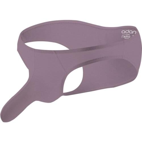 ADANNU 2021New Sexy Men Underwear Briefs Function Separation Big Penis Modal Solid Elephant Nose Gay Panties Breathable U Convex