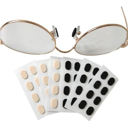4Pairs/1sheet EVA Nose Pad Glasses Nose Pads High Temperature Resistance Self-adhesive Non-slip Glasses Holder Without Creasing
