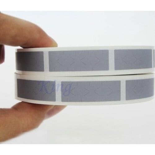 Scratch Off Sticker 30*10mm 1000pcs For Secret Code Manual Hand Made Scratched stripe Card Film