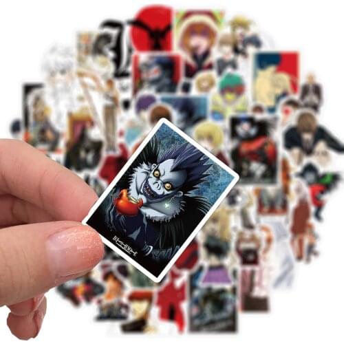 50 PCS DEATH NOTE Japanese Anime Stickers for Car Bicycle Motorcycle Phone Laptop Travel Bag Cool And Interesting Gift Boys