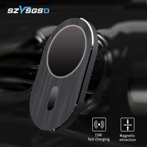 Newest Magnetic Wireless Car Charger Mount for iPhone 12Pro Max mini For Magsafe Fast Charging Wireless Charger Car Phone Holder