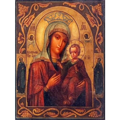 Region Orthodox Icon DIY 11CT Embroidery Cross Stitch Kits Needlework Craft Set Cotton Thread Printed Canvas Dropshipping