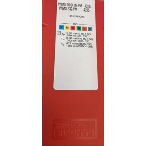 ORIGINAL 10PCS CARBIDE INSERT VNMG160408-PM4215