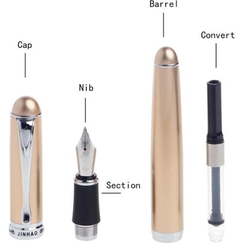 JINHAO X750 Medium Nib Fountain Pen Stationery Supplies Writing Tools Gift DXAB