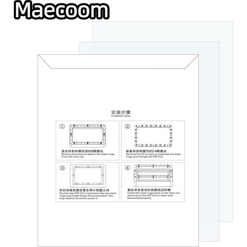 2/10Pcs Original CREALITY FEP Release Film High Transmittance Strength 200x140mm For LD002R LCD SLA Resin Photon DLP 3D Printer