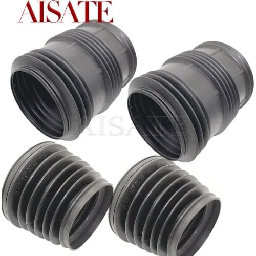 4PCS Front Rear Air Suspension Spring Bag Dust Cover For Mercedes W211 S211 Air Sleeve Rubber Bellow 2113200725 2113206013