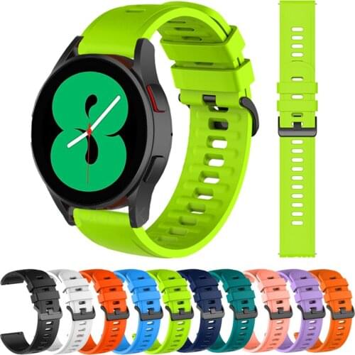 Wrist Strap For Samsung Galaxy Watch 4 Classic 42mm 46mm Silicone Smartwatch Band For Samsung Watch4 40mm 44mm Belt Bracelet