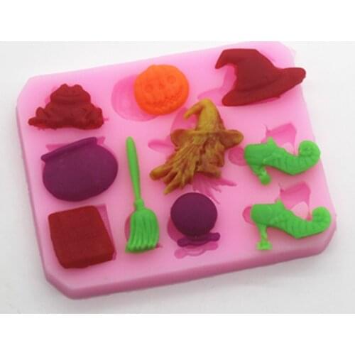 The Halloween series rolled sugar silicone mold cake decoration mold