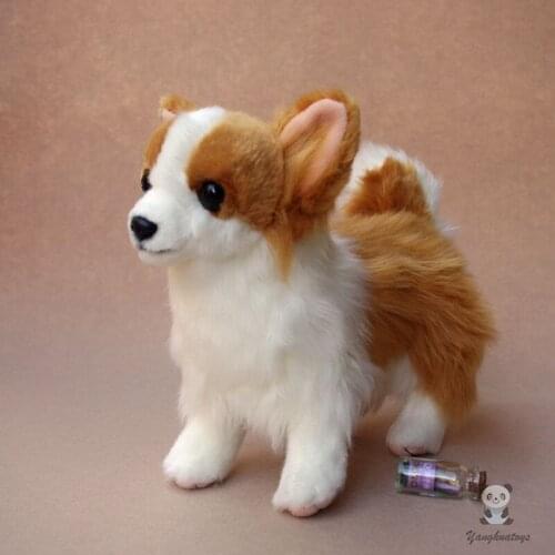 Super Lovely Chidrens Toys Plush Pomeranian Doll Toy Simulation Animals Standing Dogs Dolls Gift For Girlfriend