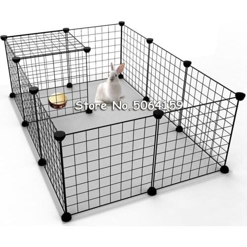 Fence For Dog Aviary For Pet Fitting For Cat Door Playpen Cage Products Security Foldable Pet Playpen Crate Iron Fence Puppy