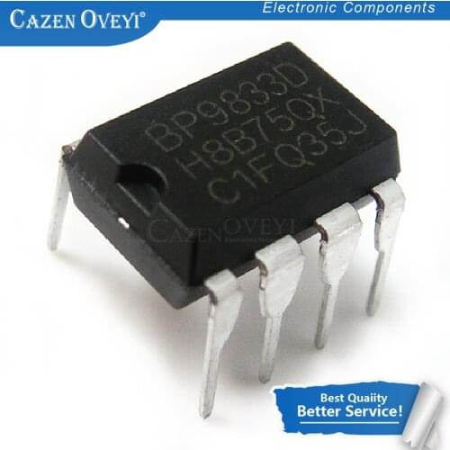 10pcs/lot BP9833D DIP-8 BP9833D DIP BP9833 DIP8 non-isolated step-down constant current LED driver chip In Stock
