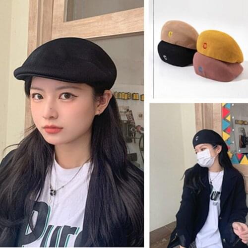 2021 New Fashion Berets Wears Back To Front Women Hats Spring Summer Breathable Painter Hat Men Ladies Hats Letter Embroidery