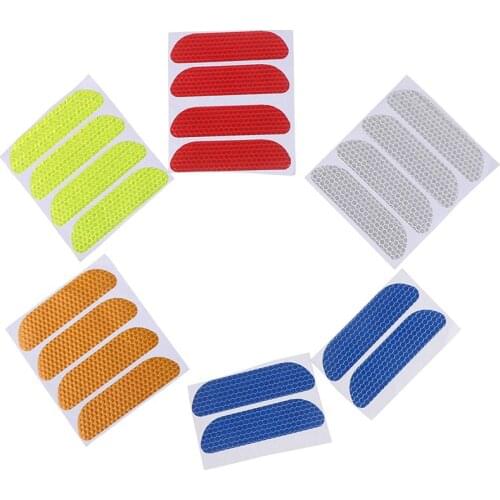 4Pcs Car Open Reflective Tape Reflective Strips Waterproof Car Warning Stickers Night Driving Safety Lighting Luminous Tapes Hot
