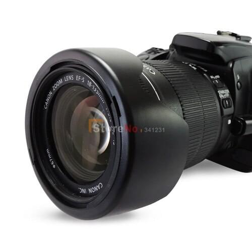 72MMM EW-78D EW78D Lens Hood for CANoN 7D 5DII 50D 60D T3i T2i T1i T3 EF 18-200mm 28-200mm LENS Filter hood