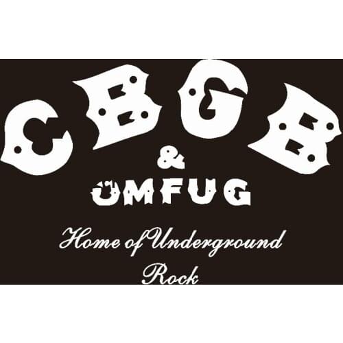 90*150cm CBGB omfug Home of Underground Rock flag