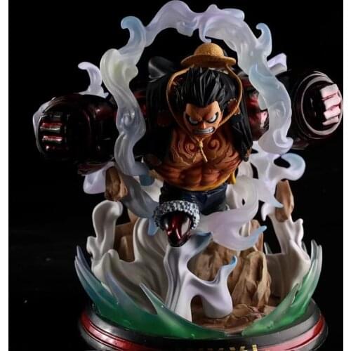 Anime One Piece GEAR Fourth Monkey D Luffy Battle Ver. GK PVC Action Figure Statue Collection Model Toys Doll 28cm