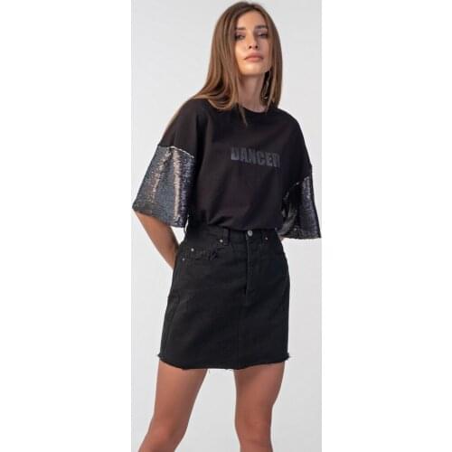 Женские футболки с пайетками FLY China At AliExpress