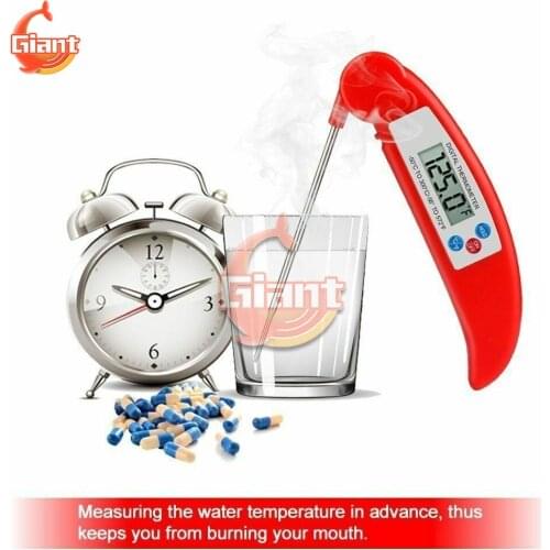 Hot Food Digital Thermometer Waterproof Battery Powered Probe Meat Grill BBQ Food Cooking Instant Kitchen E2s Safe Durable Tools