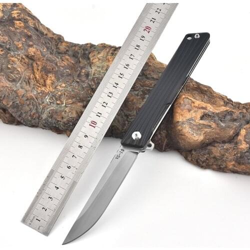 Homir VG-10 steel outdoor convenient folding knife camping tactical knife stainless steel mini pocket knife emergency tool knife