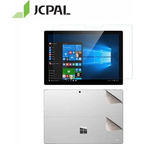 JCPAL Flex Guard Protective Glass and Film Set for Surface 6/5/4 Tempered Glass Screen Protector Durable Skin Set for Case Back