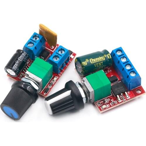 Mini DC-DC 4.5V-35V 5A 90W PWM DC Motor Speed Controller Module Speed Regulator Control Adjust Board Switch 12V 24V PN35