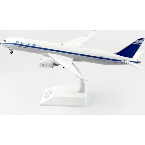 1/200 Scale Diecast Air ISRAEL Airline EL AL airplane 787 Plane model With base landing gear alloy aircraft toy collection