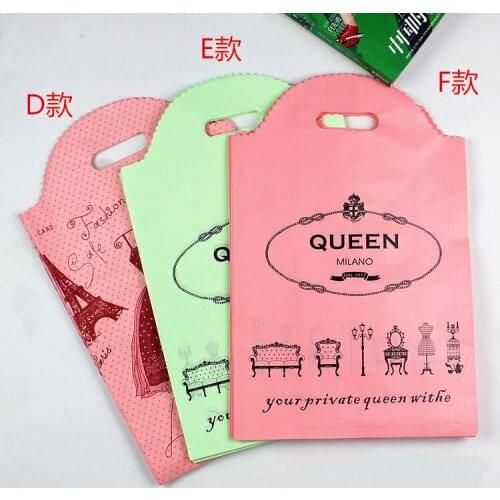 New 100pcs Plastic Jewelry Gift Package Bags Thicken men and women children clothes plastic bags Clothing Cosmetic Shopping Bags