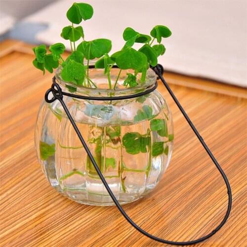 2021 New Hot Fashion Flower Hanging Vase Glass Planter Plant Terrarium Container Garden Home Wedding Decor