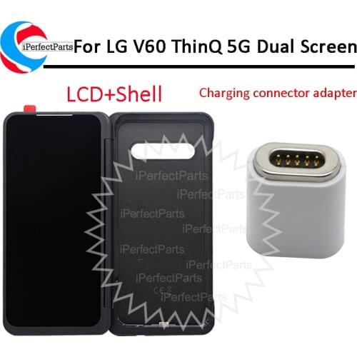 Original For LG V60 LCD Display Touch Screen Digitizer Assembly Secondary Screen For LG V60 ThinQ 5G Dual Screen LCD Replacement