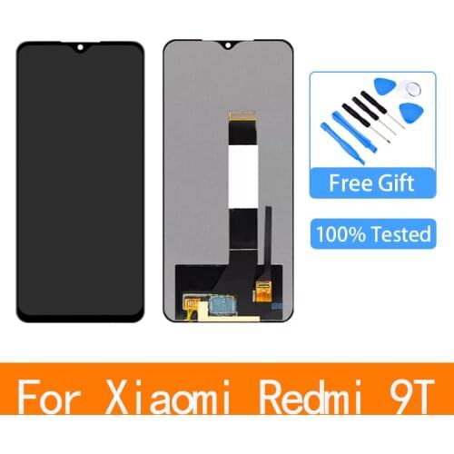 Original New 6.53" LCD Display Touch Screen Digitizer Assembly Glass Sensor For Xiaomi Redmi 9T J19S M2010J19SG Phone Pantalla