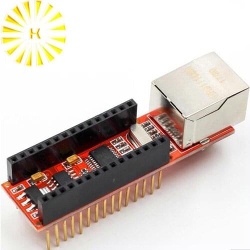 Nano V3 Ethernet Shield ENC28J60 Microchip HR911105A Ethernet Webserver Board Module for Arduino Nano 3.0