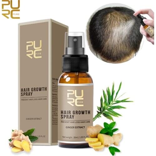 PURC Hair Growth Products Fast Growing Hair Oil Hair Loss Care Spray Beauty Hair & Scalp Treatment for Men Women 30ml