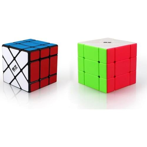 QiYi Fisher Cube 3x3x3 Magic Cubes Stickerless Professional Speed Puzzles Educational Toy For Kids Adults Game 3x3 Cubo Magico
