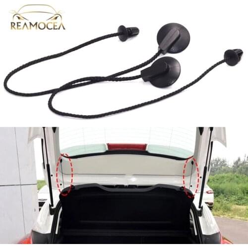 Reamocea 2Pcs BM51A46538AA Rear Trunk Storage Package Tray Tie Strap Parcel Shelf String Fit For Ford Focus Hatchback 2012-2017
