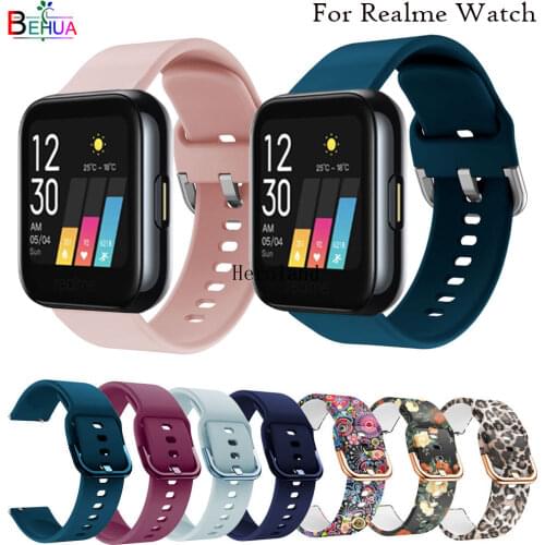 BEHUA Fashion Silicone Strap For Realme Watch S Band Bracelet Belt Bracelet Wristband Sports For Samsung Galaxy Watch 3 41mm 45