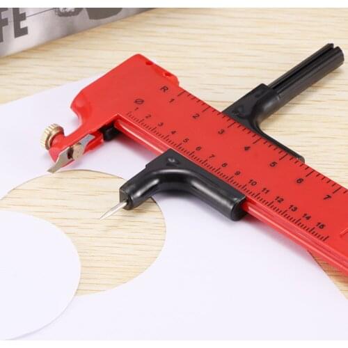 Rotary Compass Circle Cutter Paper Cardboard Rubber Vinyl Leather Art Craft Tool