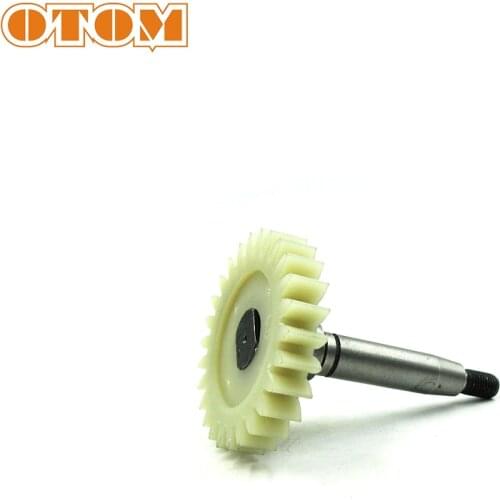 OTOM Motorcycle Water Pump Gear For AX-1 AX1 NX250 NX 250 Engine Parts Water Pump Shaft Dirt Bike Off Road Enduro Accessories