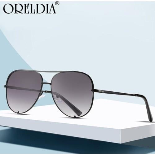 Fashion Big Frame Sunglasses Ladies Men Classic Retro Toad Frame Glasses European And American Style Gradient Sunglasses UV400