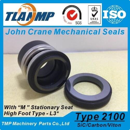 Type 2100-2-38 , 2100K-38 , 2100-38 (L3*) Elastomer Bellows Seals -J-Crane TLANMP Mechanical Seals
