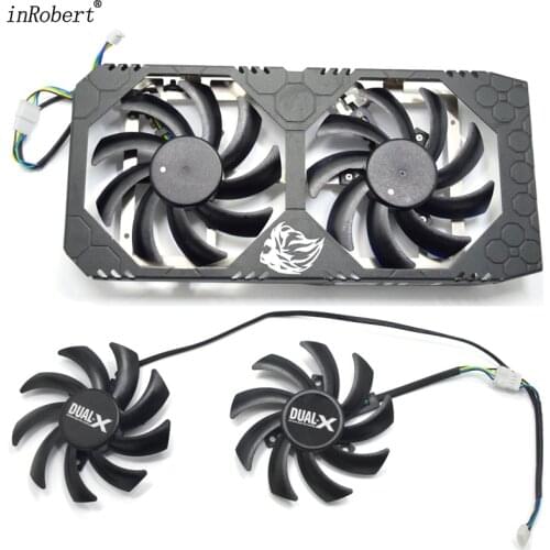2PCS/lot 85mm FD7010H12S Dual Cooler Fan Replace For Sapphire R9 270 280X HD7870 HD7950 HD7850 HD6850 Graphics Card Cooling Fans