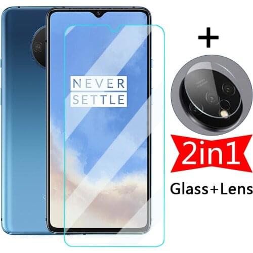 2in1 Screen Protective Glass for Oneplus 7t 3t 5t 6t 8t Tempered Glas Protector + Camera Lens Film on One Plus 3 5 6 7 8 t Nord