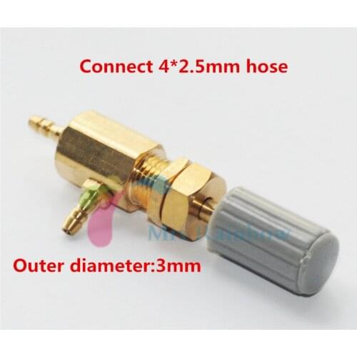 1Pc/3mm Dental Regulating Control Valve for Dental Chair Turbine Unit Tool