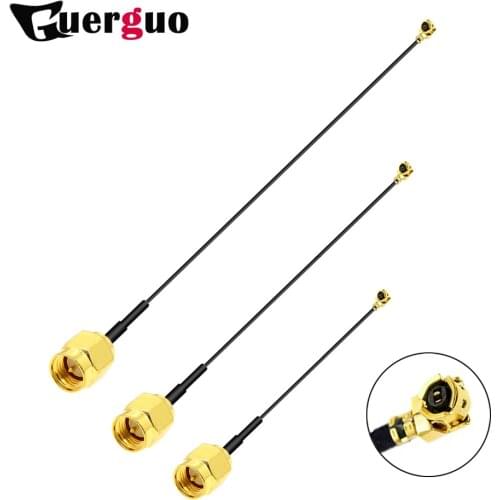 1PC IPX MHF1/4 Cable IPEX1/IPEX4(MHF4)Female to RP-SMA / SMA Male WIFI Antenna Pigtail Jumper RG1.13/0.81MM Extension RF Cable